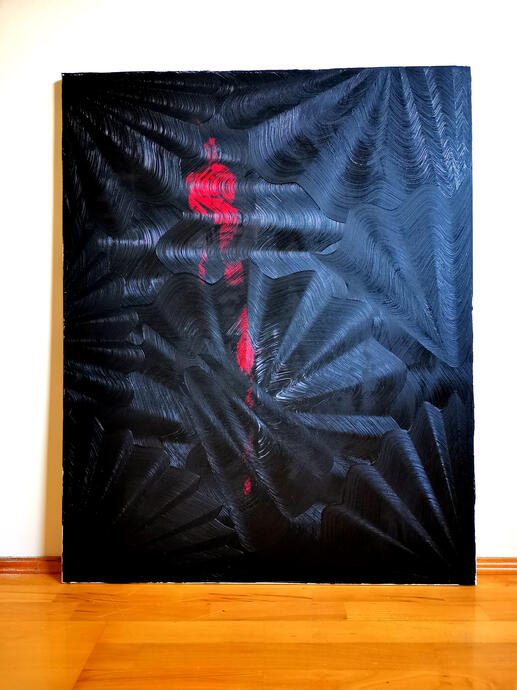 Oil on canvas. Original artwork.