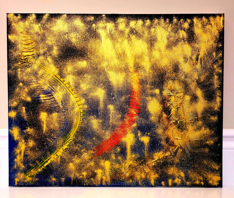 Oil on canvas. Original artwork.