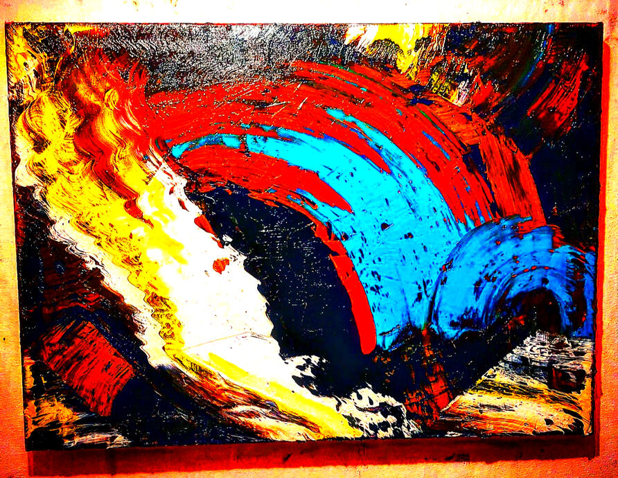 Oil on canvas. Original artwork.