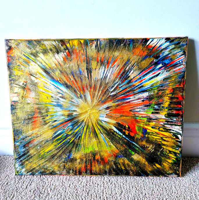 Oil on canvas. Original artwork.